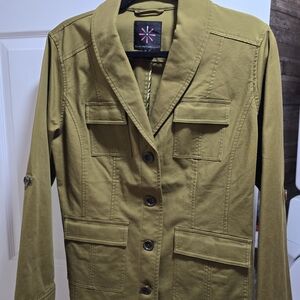 Olive Green Utility Jacket